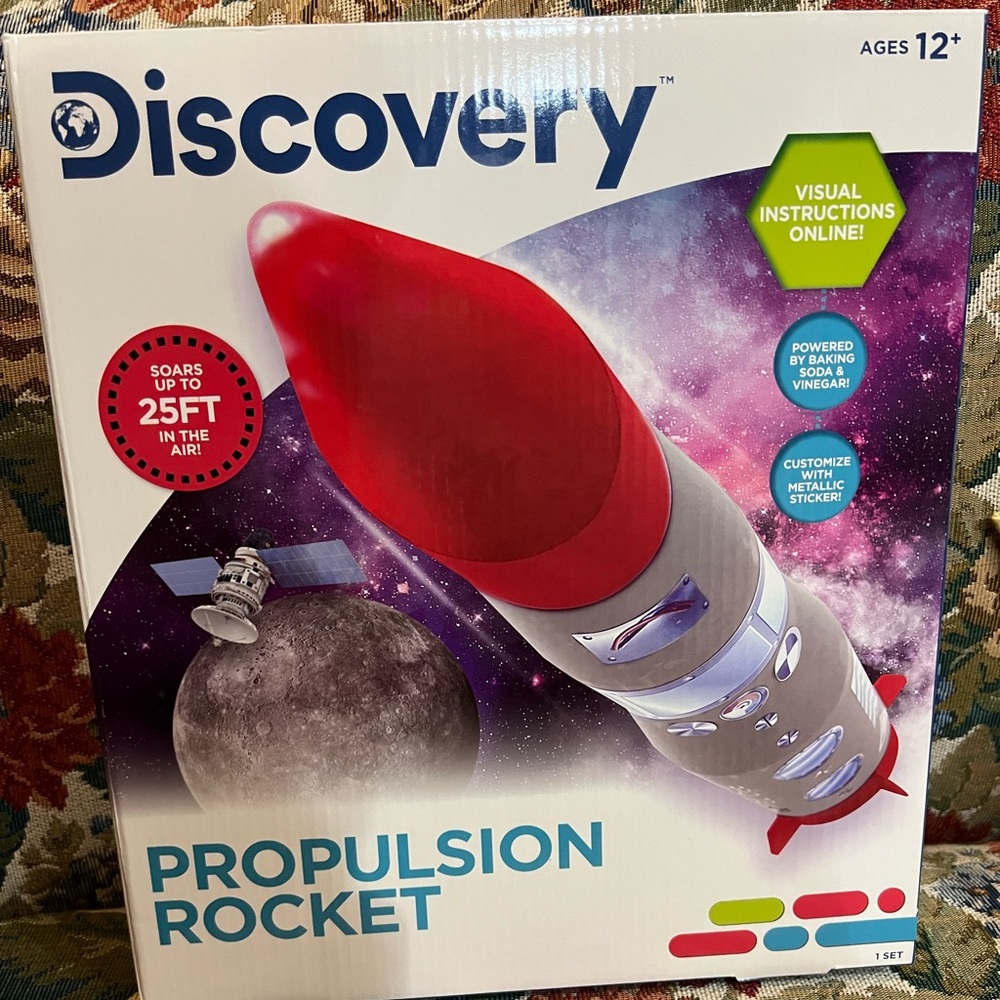 Discovery Propulsion Rocket.  Soars up to 25 feet.  Educational Craft Project